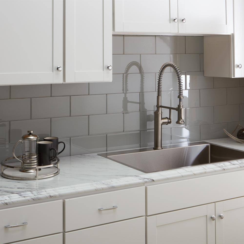 8 ft. Laminate Countertop Kit in Calcutta Marble with Valencia Edge T503847