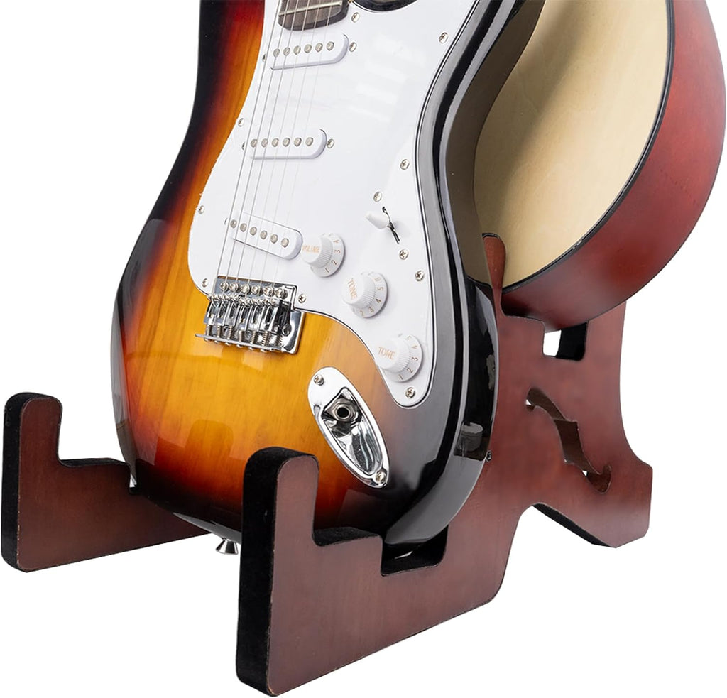 Wooden Guitar Stand with Foam Padded (2 Space) P967409