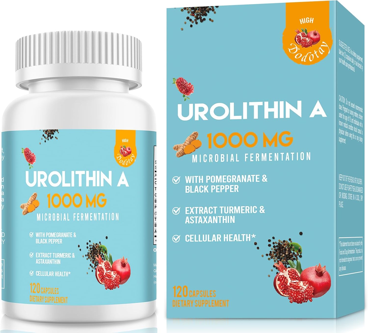 1000mg Urolithin A 120 Capsules V598198