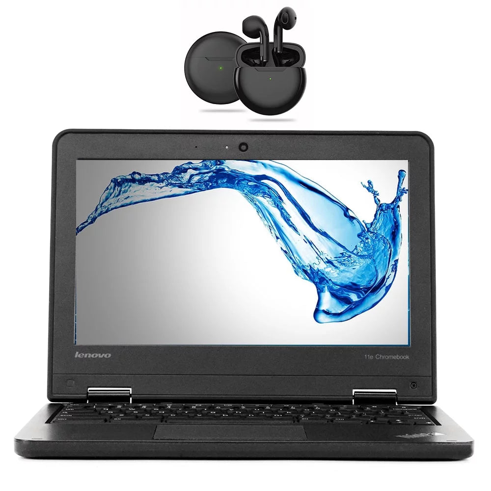 11.6" Intel Celeron 4GB RAM 16GB Storage Chromebook with Pro 6 Wireless Earbuds W479409