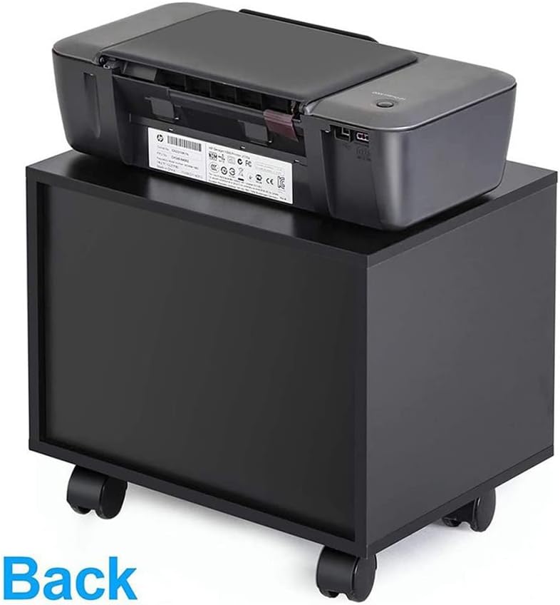 Black Rolling Printer Cart X217282