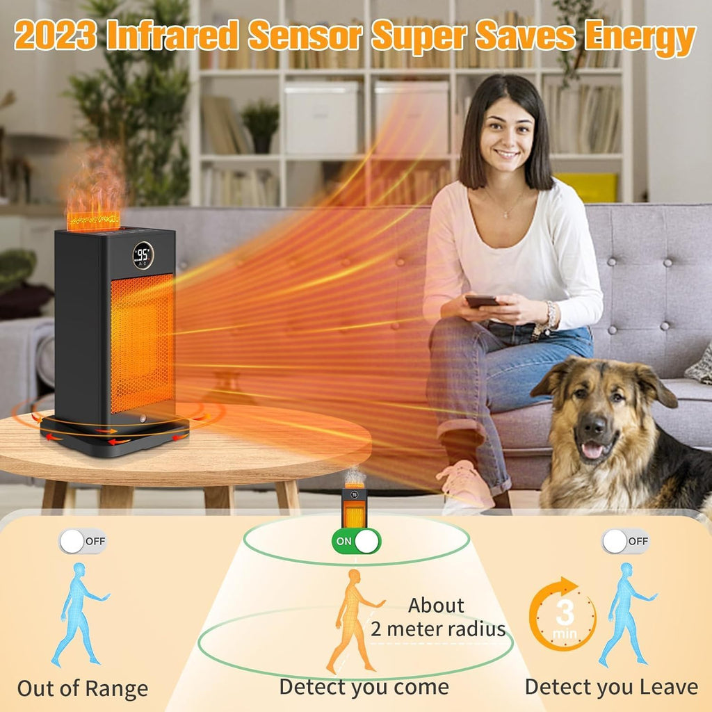 PTC Portable Electric Ceramic Space Heater with Oscillating A421