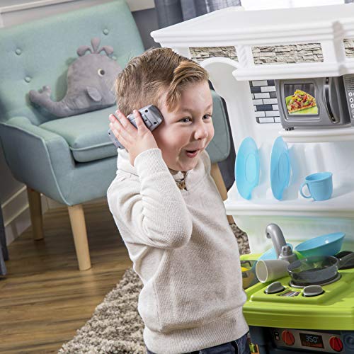 20 Piece Blue White Green Play Kitchen Set C81966