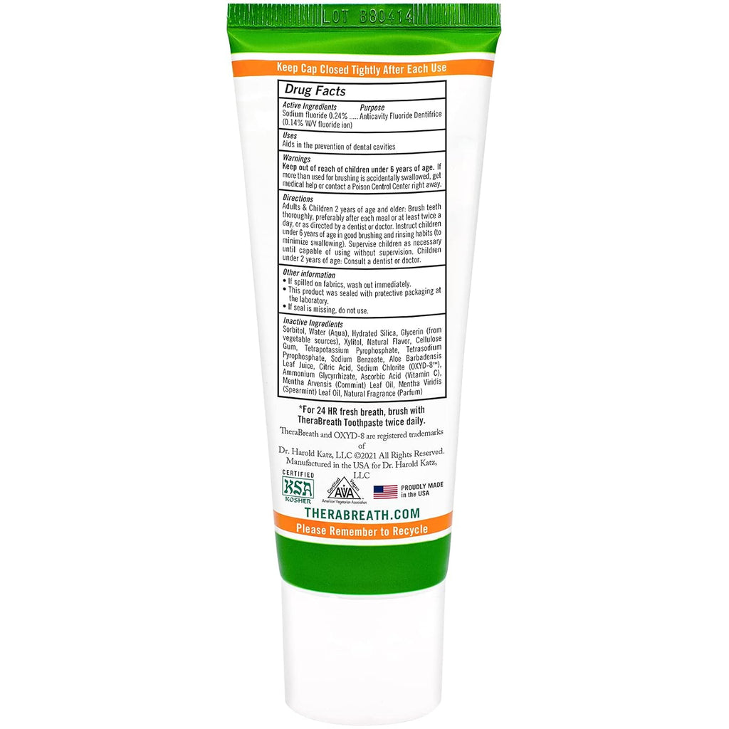 Mild Mint 4 Ounce Pack of 2 Toothpaste D969965