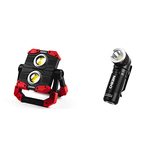 Compact LED Flashlight with Swivel Head, Magnetic Base, Rugged Aluminum Construction H29113