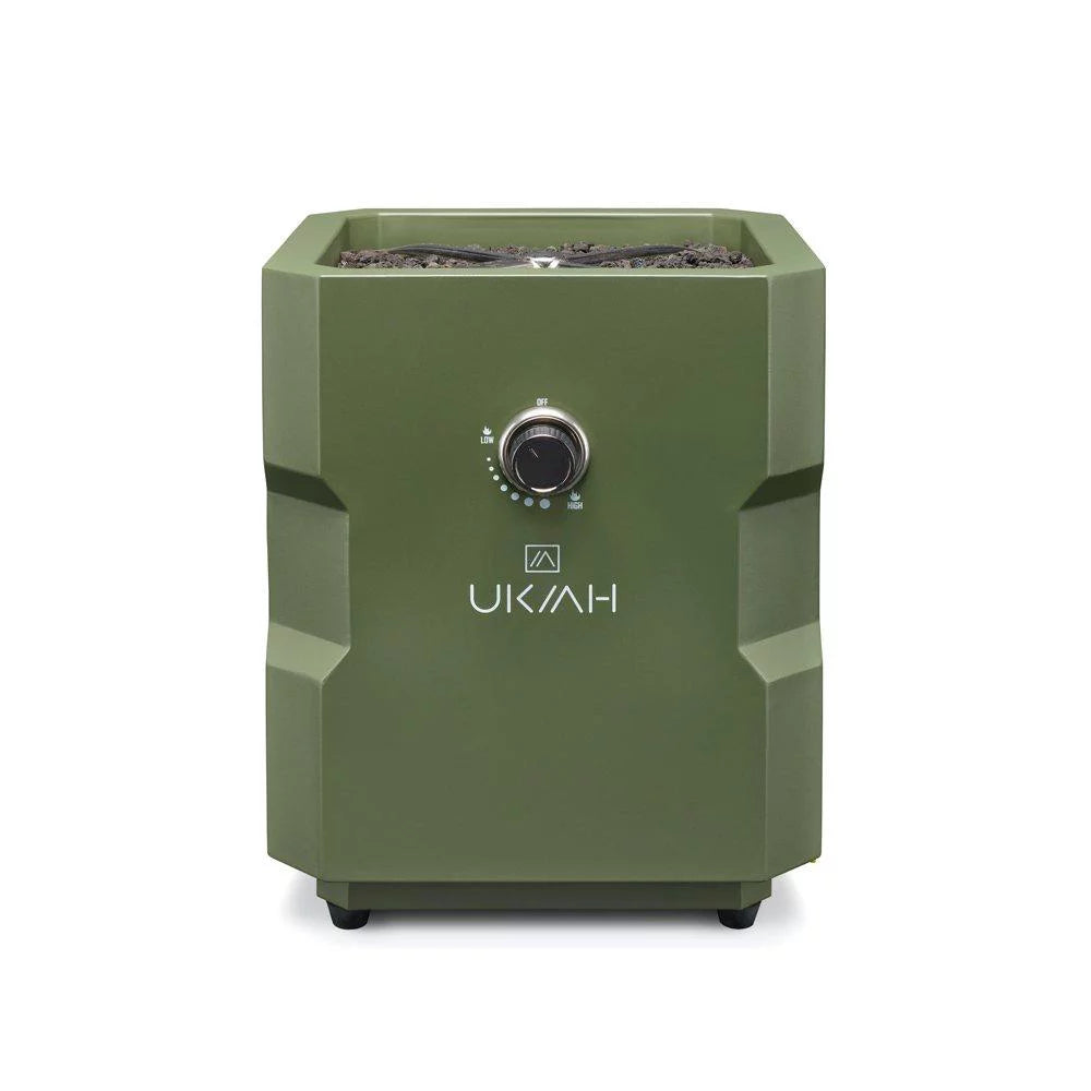 Green Portable Propane Fire Pit F413052