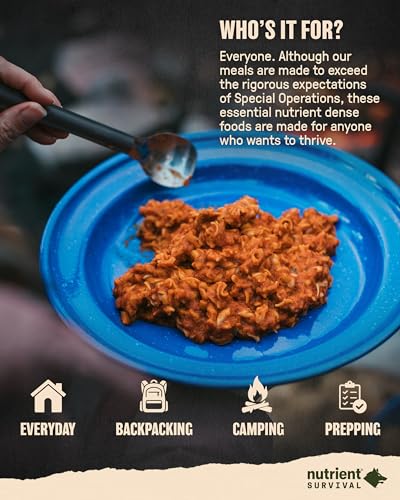 MRE Homestyle Scramble Eggs, Ready to Eat Meals (2 Single Servings) Freeze Dried Emergency Food Supply G31707