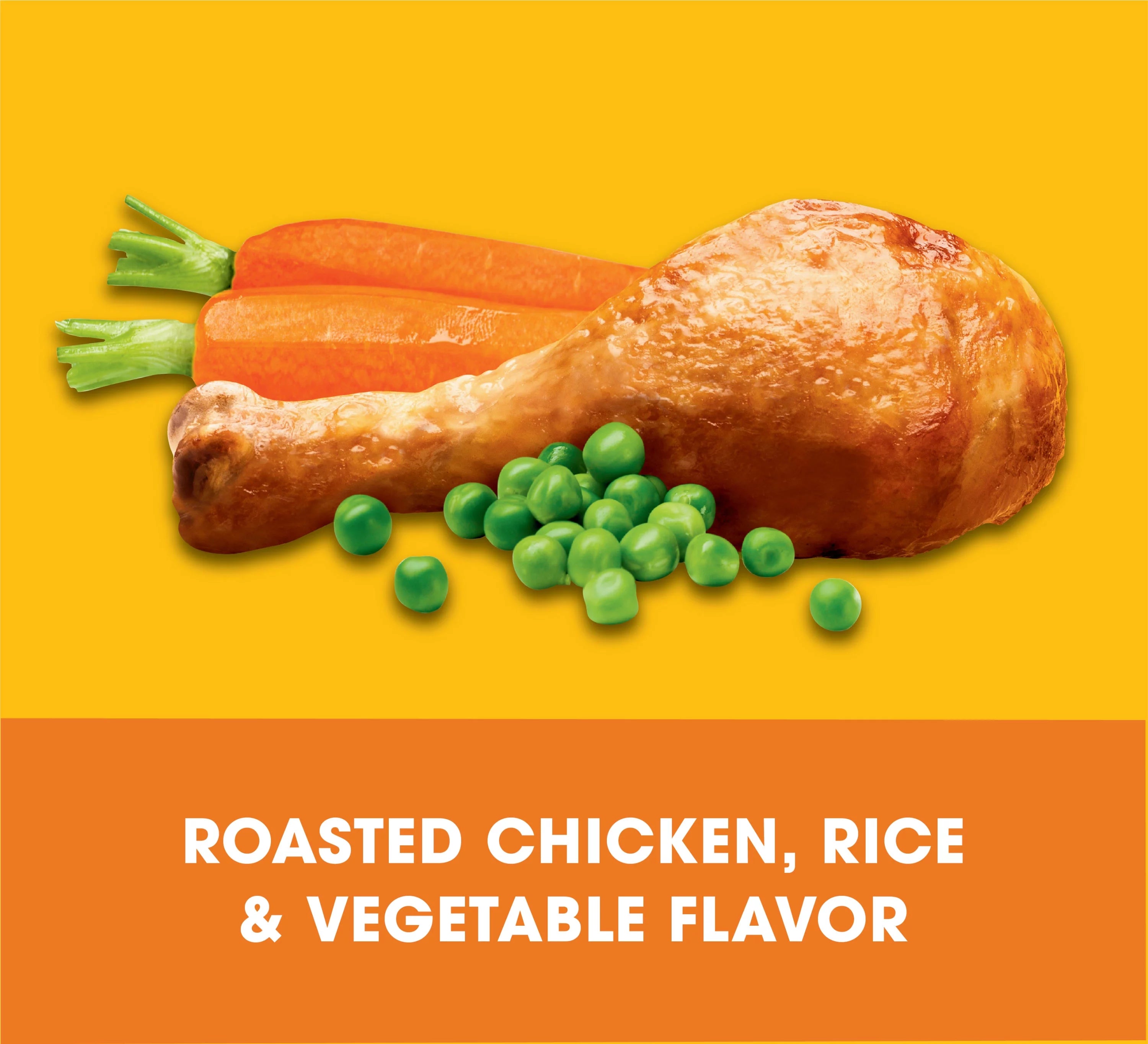 44 lb Adult Dry Dog Food Roasted Chicken Rice Vegetable Flavor Kibble M9339