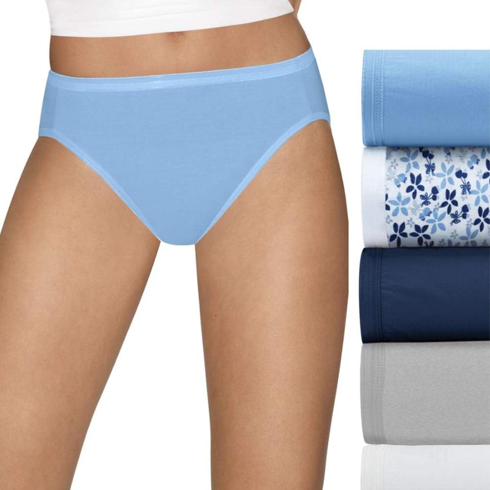 12 Pack Cotton Hi-Cut Panty U75424