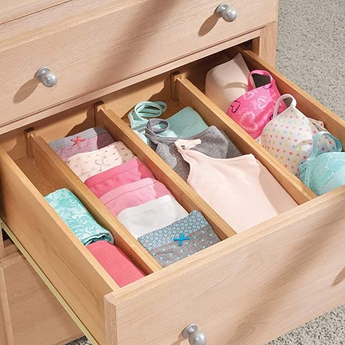Bamboo Drawer Dividers Set of 4 Adjustable 13"-17" G668