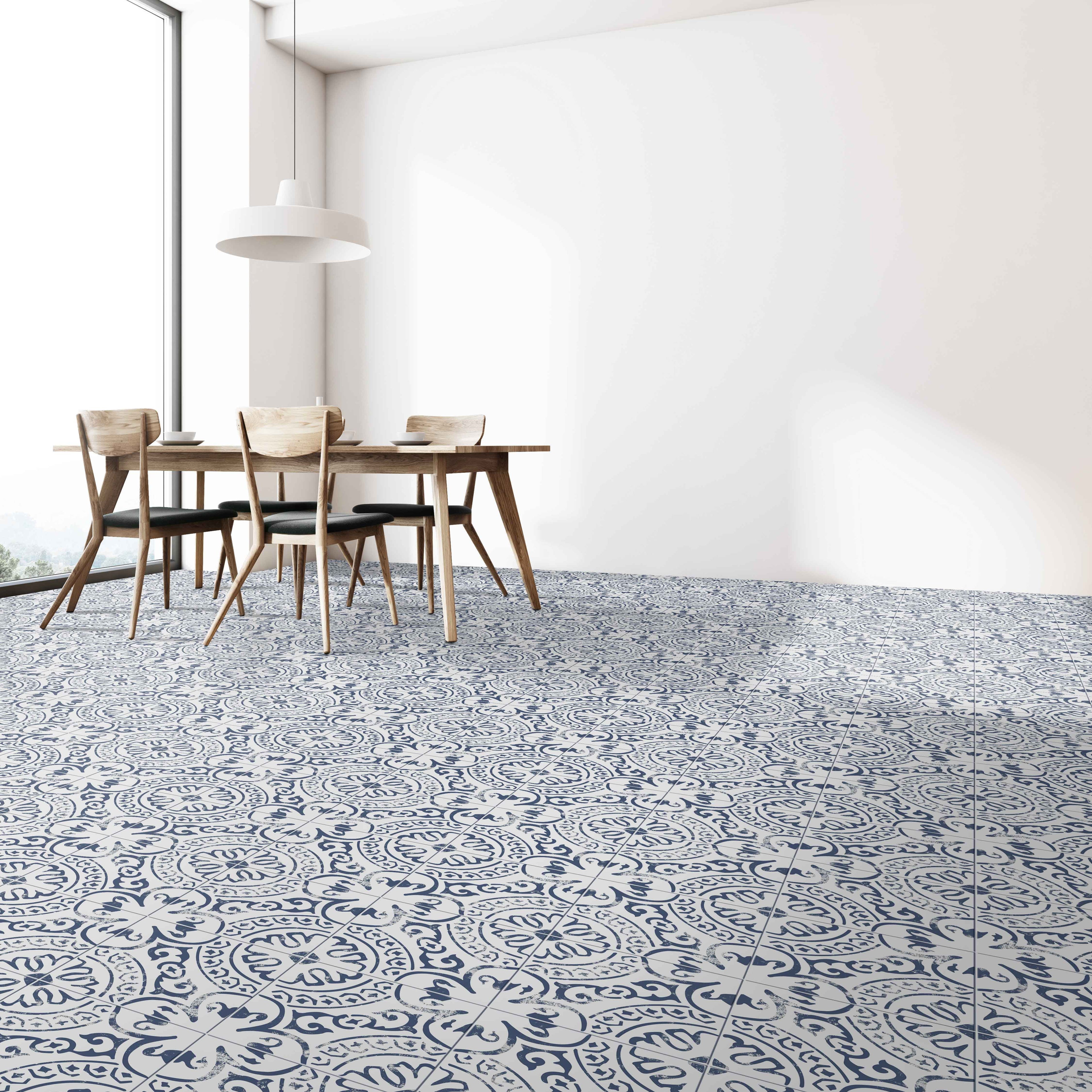 8 in. x 8 in. Glazed Porcelain Tile L9404