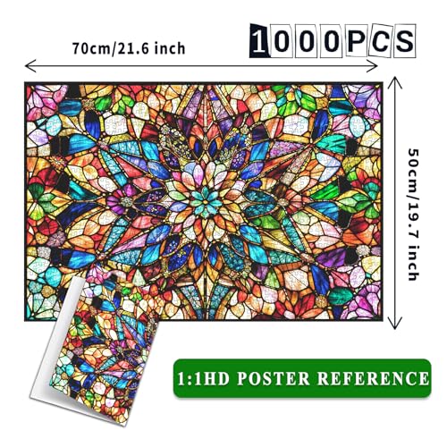 1000 Pieces Jigsaw Puzzles with Poster O412291