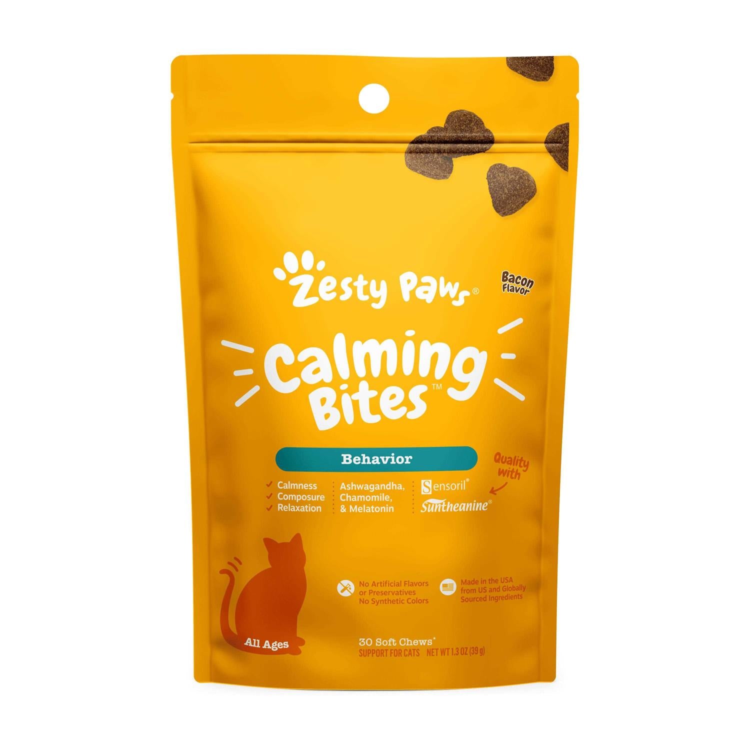 Calming Bites for Cats Behavior Supplement A581689