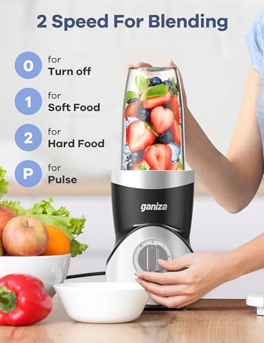 900W 15-Piece Personal Blender and Grinder Combo with 4 BPA-Free Portable Blender Cup F921