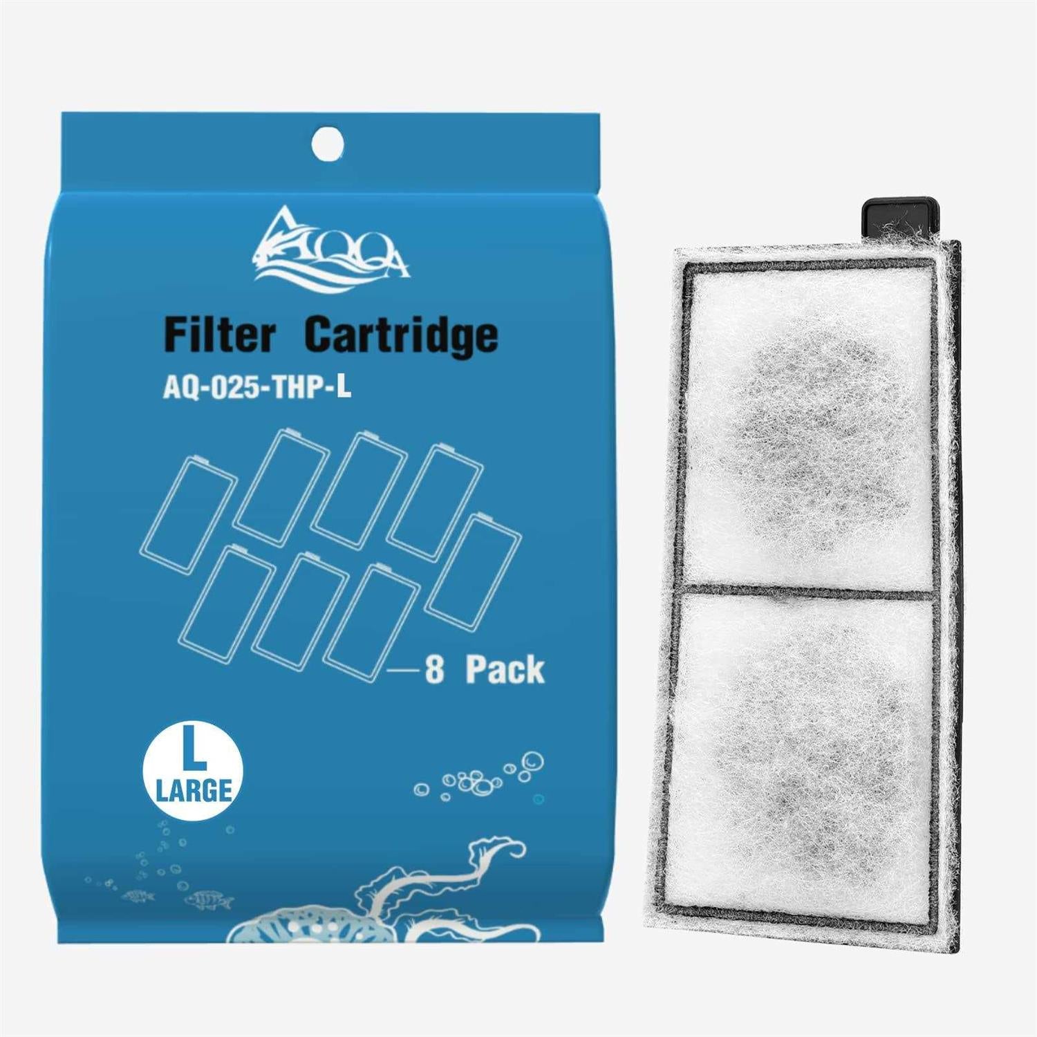 8 Pack Aquarium Filter Cartridge Replacement J31273