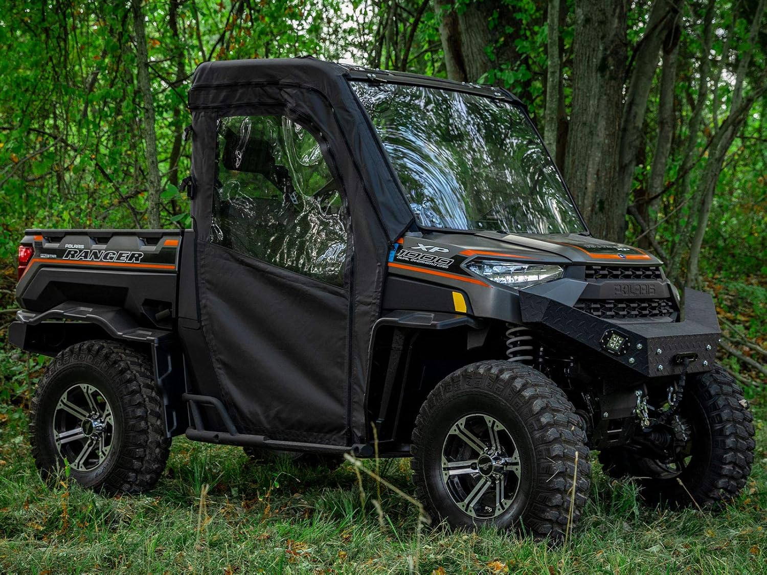 Soft Cab Enclosure Doors - 1 Pair of Front Doors - Resistant to Water, Punctures, and Tears N50912