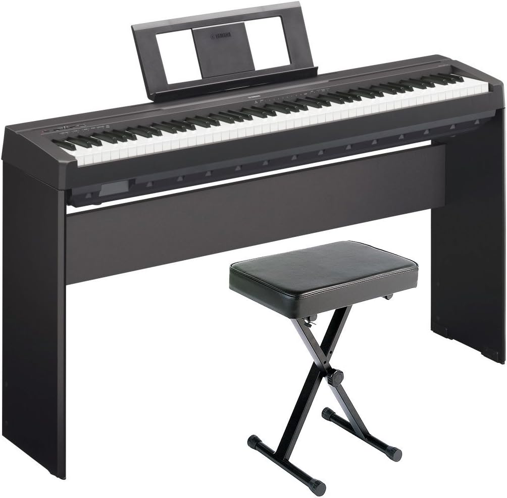 88-Key Weighted Digital Piano With Wooden Furniture Stand And Bench S352