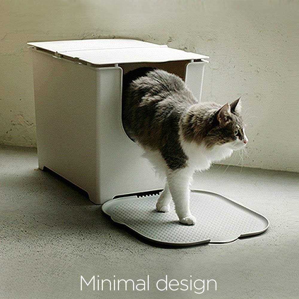 Flip Litter Box with Scoop and Reusable Liner Y40661