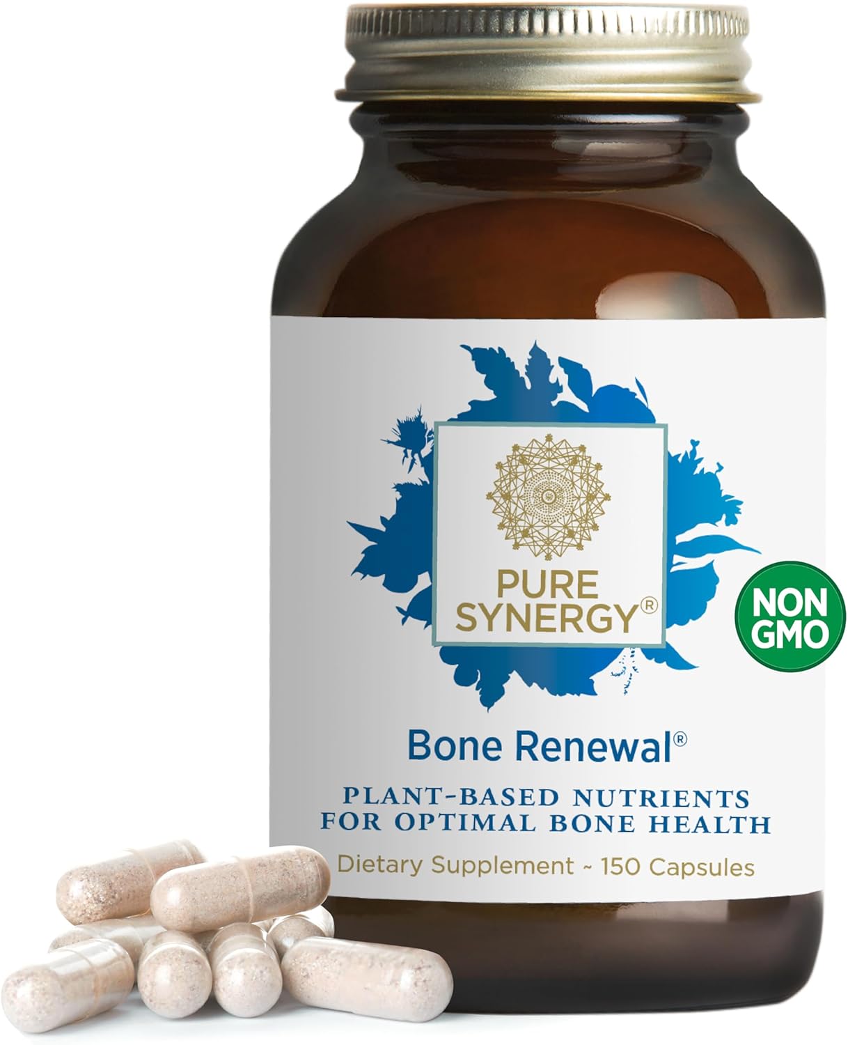 150 Capsules Bone Health Supplement with Vitamin D3, K2, Magnesium, Boron M252996