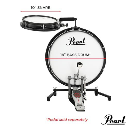 Compact Traveler Drum Set 18" Bass Drum & 10" Snare Drum with Bag J661304