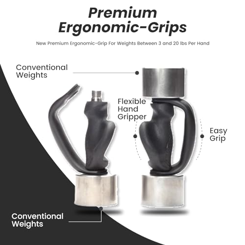 Ergonomic Grips with Four 2 LB Twist-on Weights Z99308