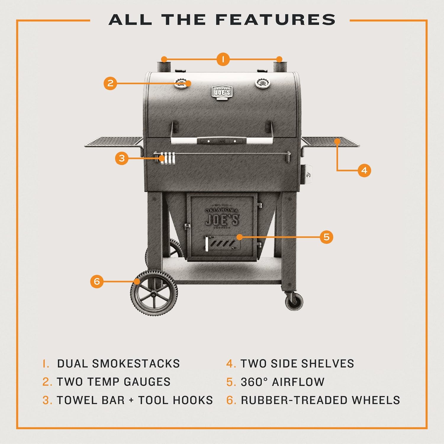 Black Steel Smoker E104048
