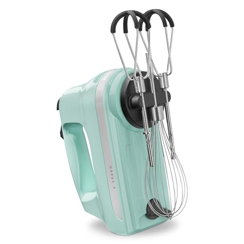 Stainless Steel 6 Speed Hand Food Mixer R9338