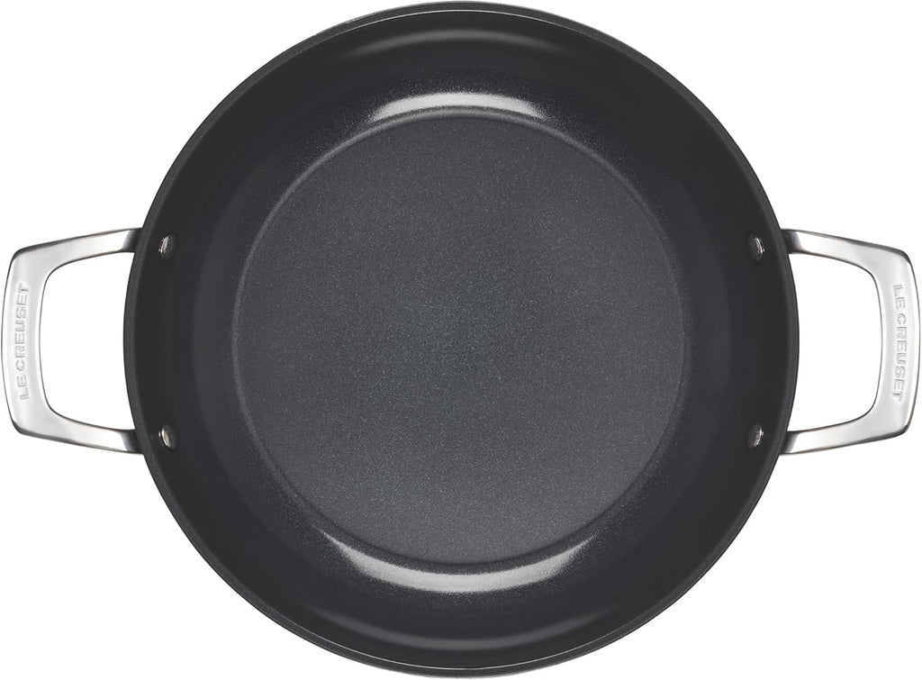 3.5 qt Non-stick Ceramic Shallow Braiser with Glass Lid T1643