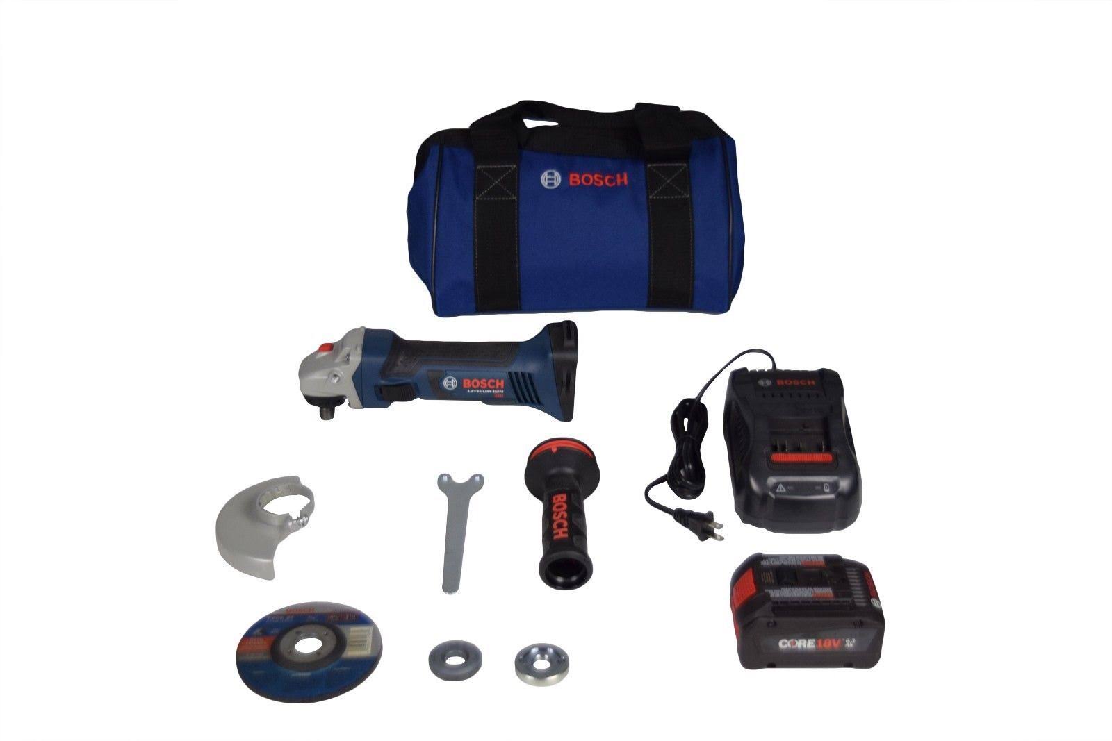 6.3Ah Li-Ion 4-1/2 in Angle Grinder Kit P9568