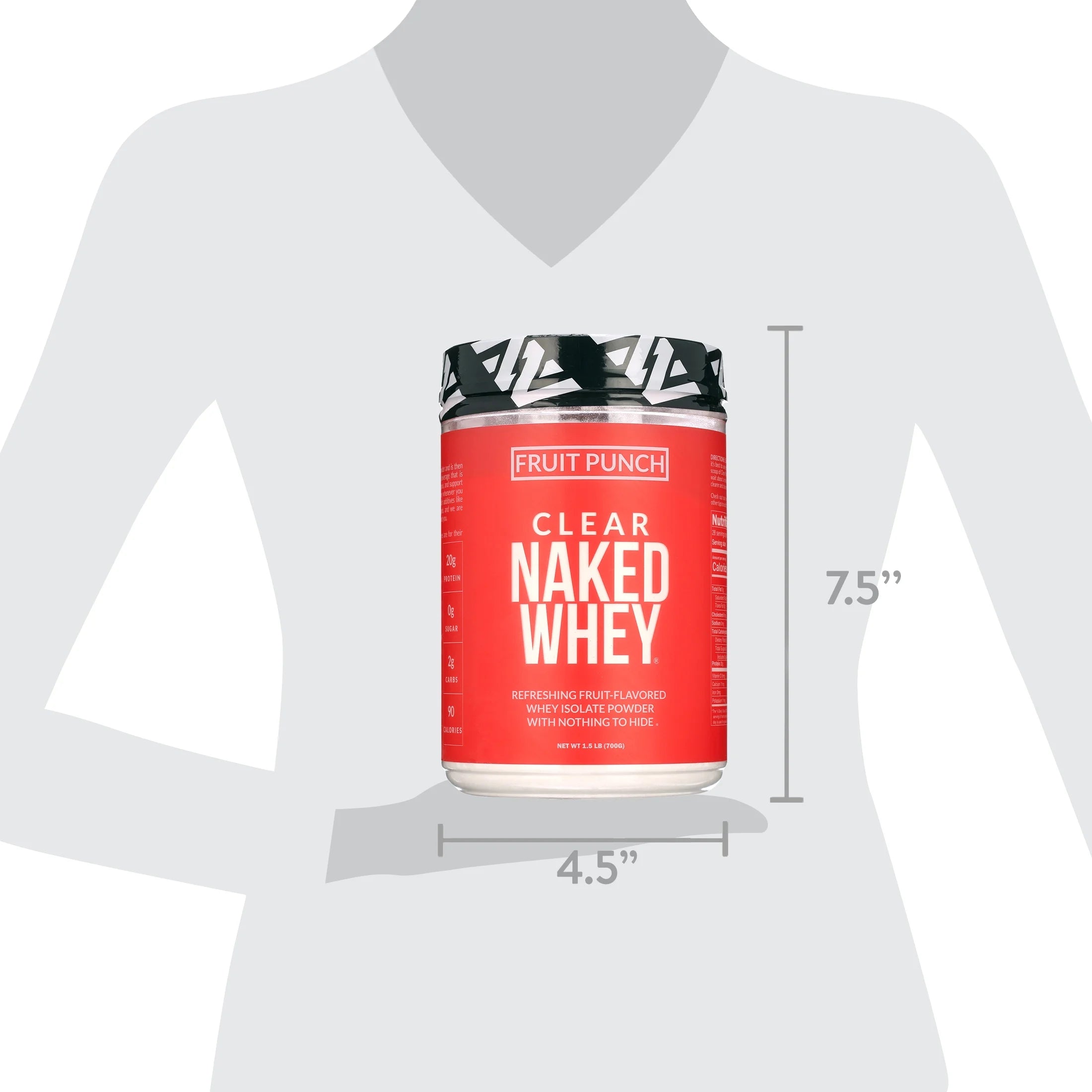 Fruit Punch Whey Protein Isolate, 30 Servings C142312