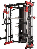 Home Gym Smith Machine with Pulley System Squat Rack Pull Up Bar K984