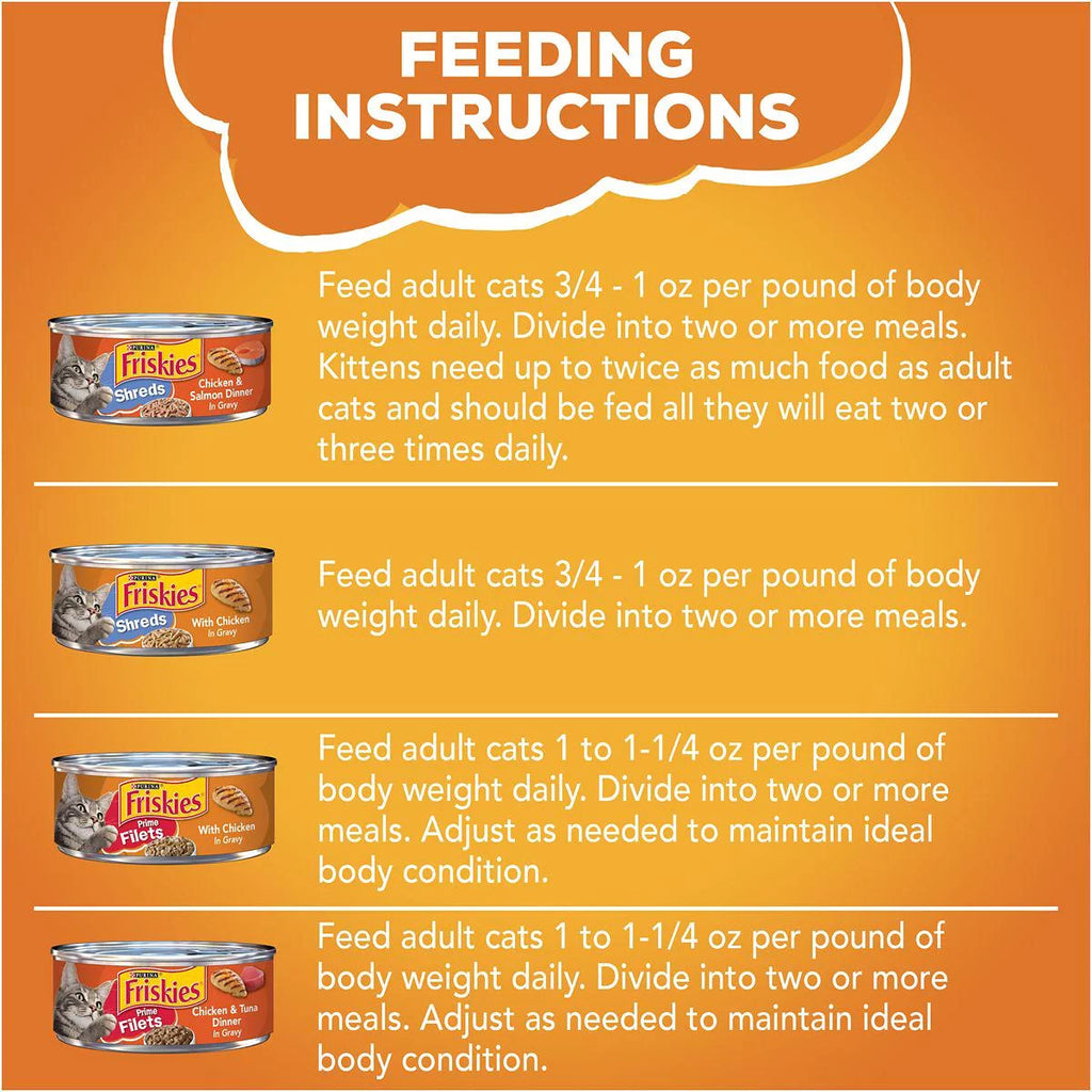 Chicken, Tuna and Salmon in Gravy Wet Cat Food Variety Pack, 5.5 oz., Pack of 32 O32714