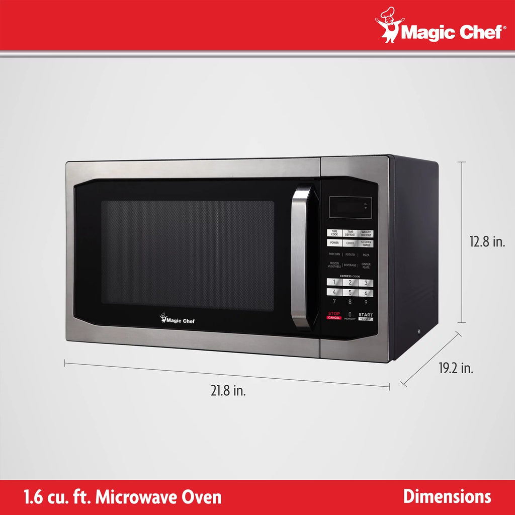 1.6 Cu. ft. Stainless Steel Digital Countertop Microwave U60878