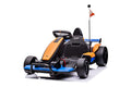 24V Electric Go Kart for Kids, Licensed Battery Powered Drift Racing Go Kart, 7.5 MPH Drift Kart with 400W Motor, Kids Race Pedal Go Karting Car with Damping System, Seat Belt L897608