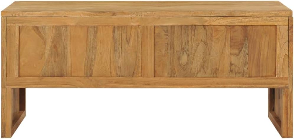 39.4"x13.8"x17.7" Solid Wood Teak TV Stand A350888