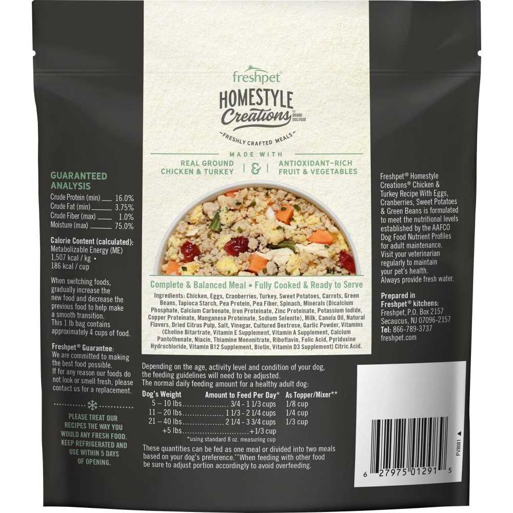 Chicken & Turkey Fresh Dog Food W144