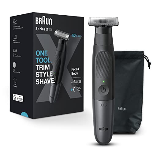 Hybrid Electric Beard Trimmer & Body Shaver, Waterproof O959973
