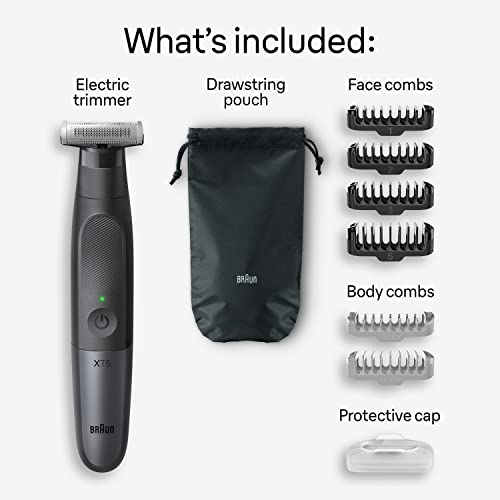 Hybrid Electric Beard Trimmer & Body Shaver, Waterproof O959973