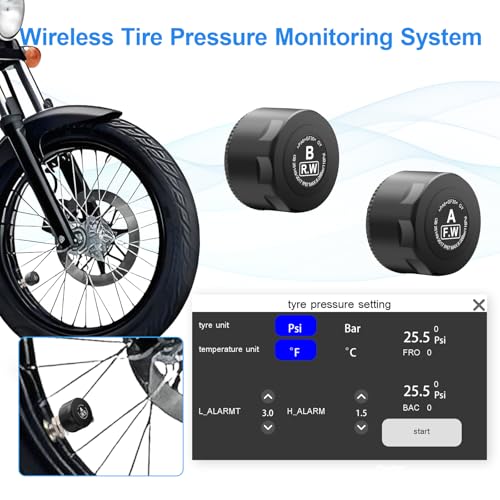 5" Waterproof Touch Screen Motorcycle Carplay Android Auto C996