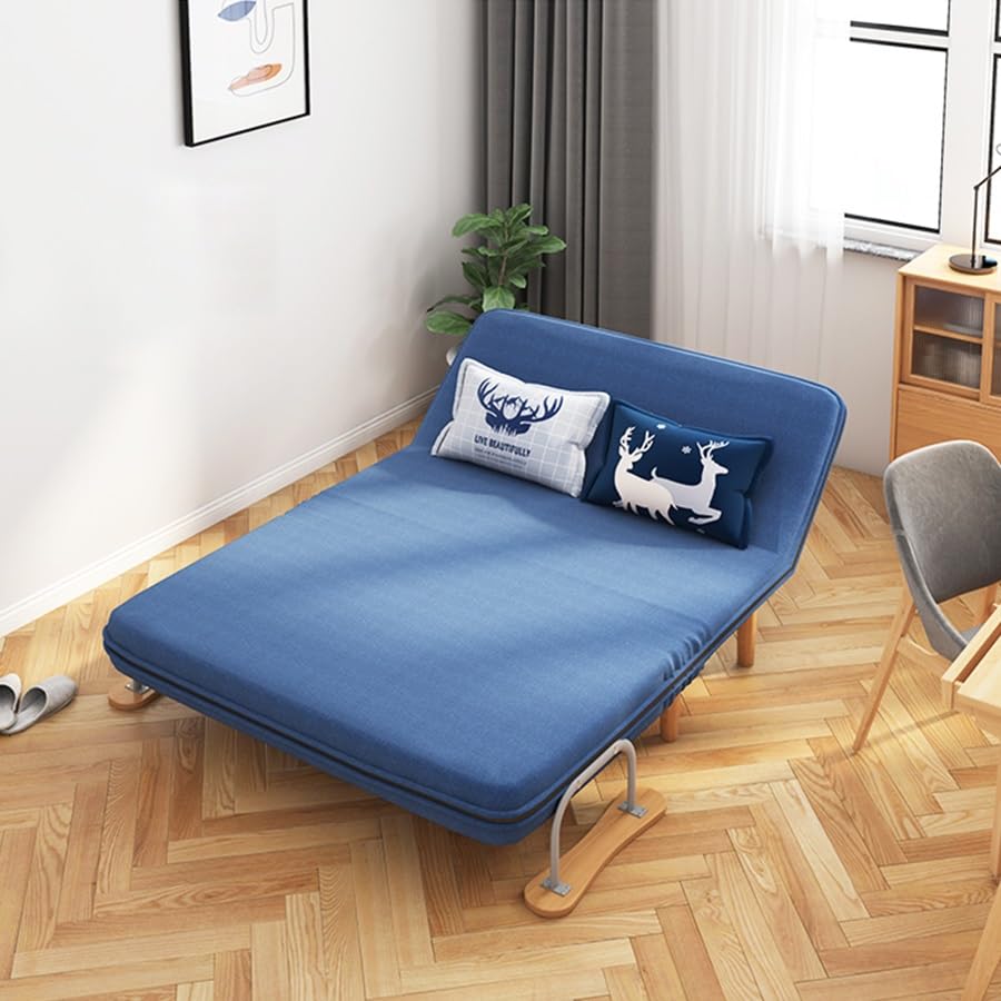 3-in-1 Convertible Sofa Bed Sleeper Chair with Pillow O53045