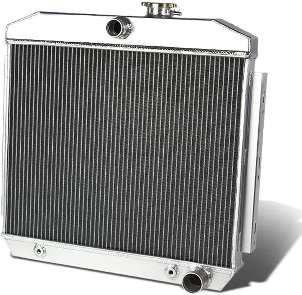 62mm 3Row Aluminum Radiator For 1955-1957 Chevy Bel Air Nomad V8 MT I32446
