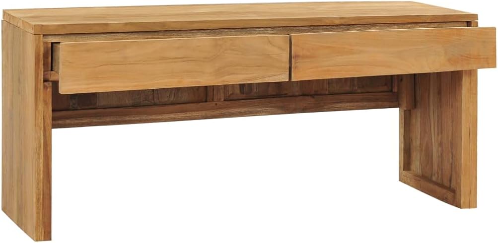 39.4"x13.8"x17.7" Solid Wood Teak TV Stand A350888