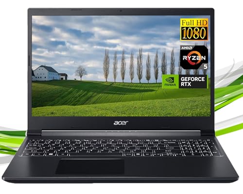 15.6" FHD Gaming Laptop, AMD Ryzen 5 5625U, NVIDIA GeForce RTX 3050, 64GB RAM, 1TB SSD, Windows 11 Pro F550349