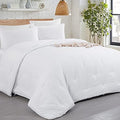 Oversized King White Seersucker Comforter 3 Piece Set A818730