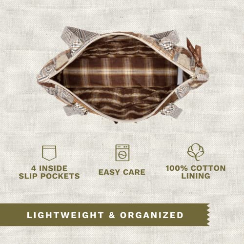 Lightweight Quilted Fabric Handbags Q4862