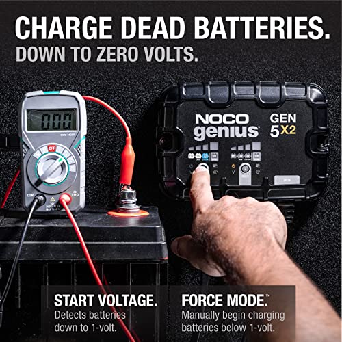 2-Bank 10A 12V Waterproof Marine Battery Charger R35996