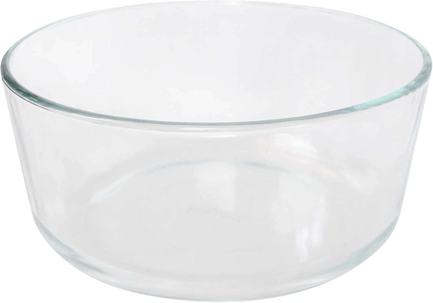 7-Cup Clear Glass Storage Bowl with White Silicone Lid A19522