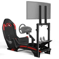 Racing Simulator Cockpit with TV Monitor Stand W632
