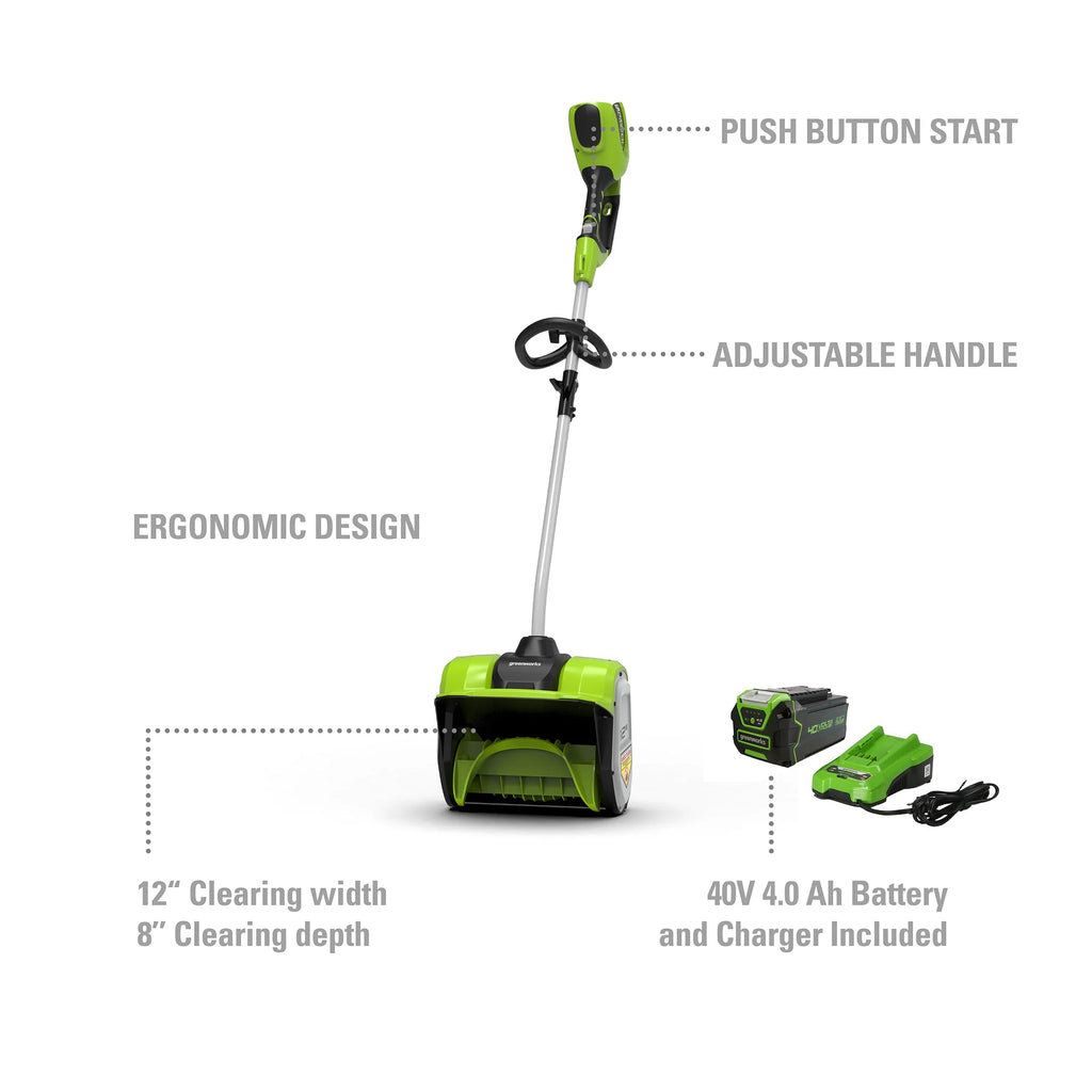 40V Single-Stage Battery Powered Push Snow Blower B292