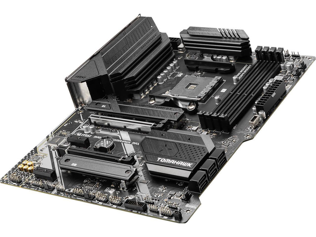 MAG B550 Tomahawk MAX WiFi Gaming Motherboard AMD AM4 DDR4 PCIe 4.0 SATA 6Gb/s M.2 USB 3.2 Gen 2 HDMI DP ATX Wi-Fi 6E AMD Ryzen 5000 Series Processors Factory Refurbished M7662